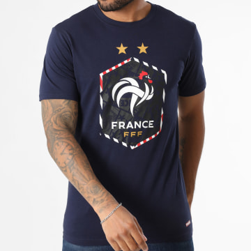 FFF - Tee Shirt Big Logo F24080C Bleu Marine