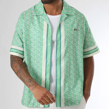 Lacoste - Chemise Manches Courtes The Blend Vert