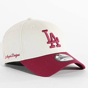 New Era - 9Forty LA Dodgers Cap 60667556 Beige chiaro Viola