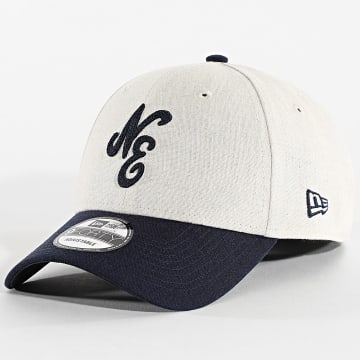 New Era - Casquette Linen 9Forty Newera 60667662 Beige Chiné Bleu Marine
