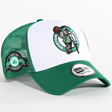 New Era - Boston Celtics Trucker Side Patch Cap 60667462 Verde Bianco