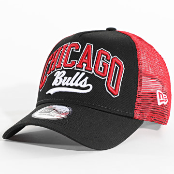 New Era - Casquette Trucker Script Chicago Bulls 60667566 Noir Rouge