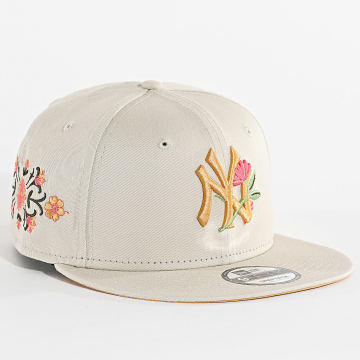 New Era - Casquette Snapback Floral 9Fifty NY Yankees 60667639 Beige