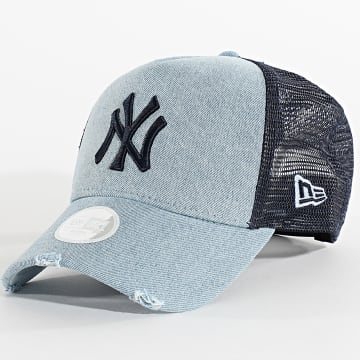 New Era - NY Yankees Cappello Trucker Donna 60667496 Blu Denim Blu Navy