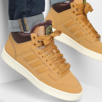 Adidas Sportswear - Baskets Rapid Court Mid Winterized JR0171 Supplier Colour Shadow Brown Off White