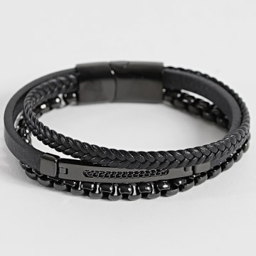 California Jewels - Bracciale Multi-Righe 537 Nero