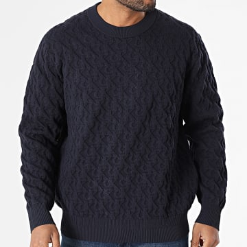 Calvin Klein - Pull LV04RC359G Bleu Marine