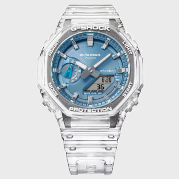 G-Shock - Montre G-Shock GA-2100BM-7A2ER Bleu Clair Transparent