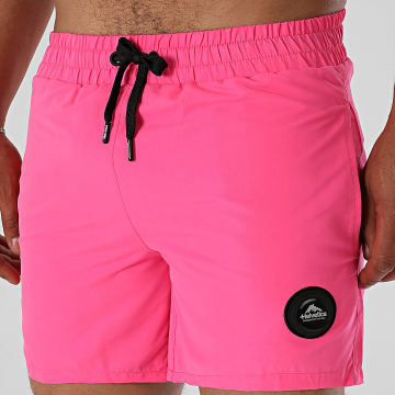 Helvetica - Short De Bain 31 Sunset Rose Fluo