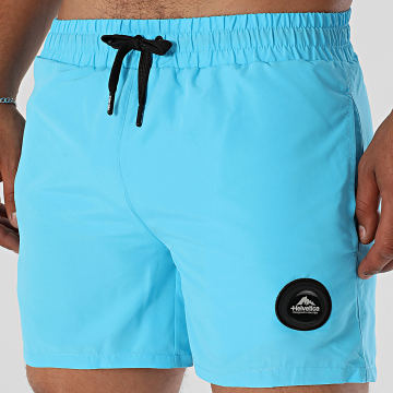 Helvetica - Short De Bain 31 Sunset Bleu Clair
