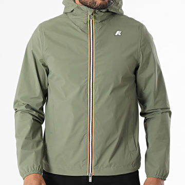 K-Way - Veste Capuche Zippée Jack Vert Kaki