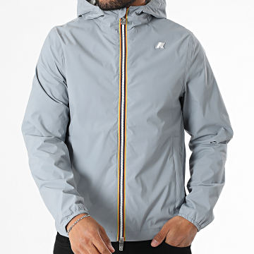 K-Way - Veste Capuche Zippée Jack Gris