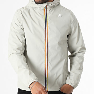 K-Way - Veste Capuche Zippée Jack Beige