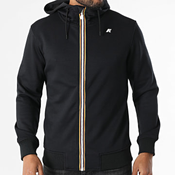 K-Way - Sweat Zippé Capuche Rainer Light Spacer Noir