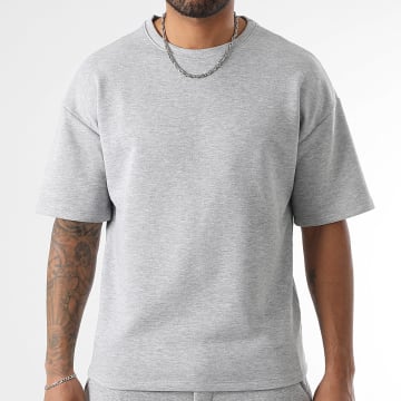 LBO - Tee Shirt Oversize Large 1906 Gris Chiné