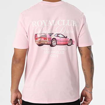 Luxury Lovers - Camiseta Oversize Royal Club Rodeo Drive Rosa