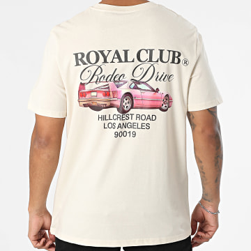 Luxury Lovers - Tee Shirt Oversize Royal Club Rodeo Drive Beige