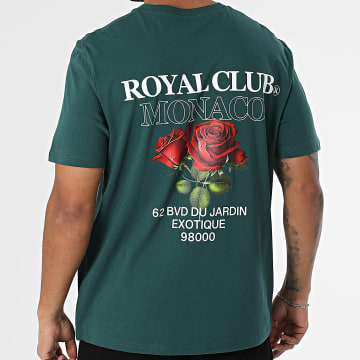 Luxury Lovers - Tee Shirt Oversize Royal Club Monaco Vert Bouteille