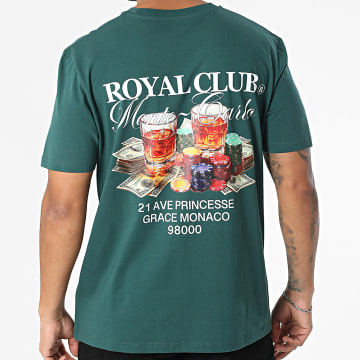 Luxury Lovers - Tee Shirt Oversize Royal Club Monte Carlo Verde Botella
