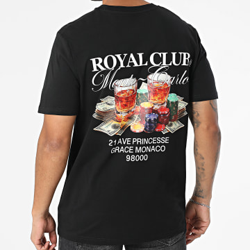 Luxury Lovers - Oversize Tee Shirt Royal Club Monte Carlo Black