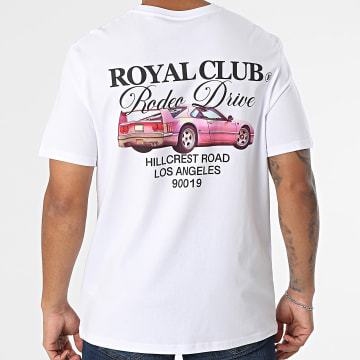 Luxury Lovers - Tee Shirt Oversize Royal Club Rodeo Drive Blanco