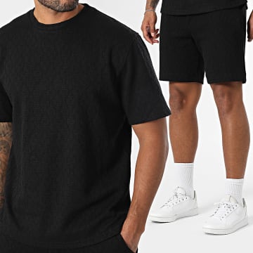 Mackten - Ensemble Tee Shirt Et Short Jogging 346 Noir