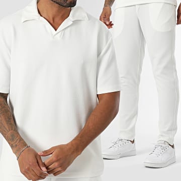Mackten - Ensemble Polo Manches Courtes Et Pantalon 231 Blanc