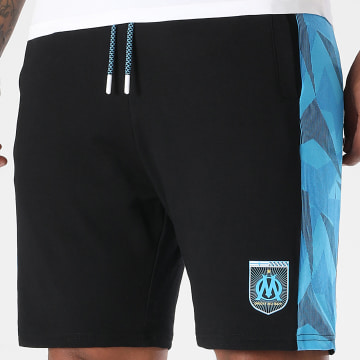 OM - OM M24094C Black Banded Jogging Shorts