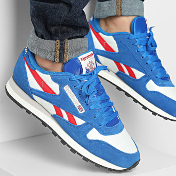 Reebok - Baskets Classic Leather 100209519 Chalk Blue Red