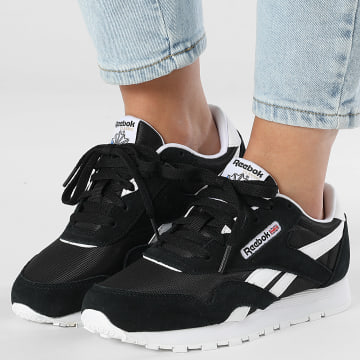 Reebok - Baskets Femme CL Nylon 8890 Black White