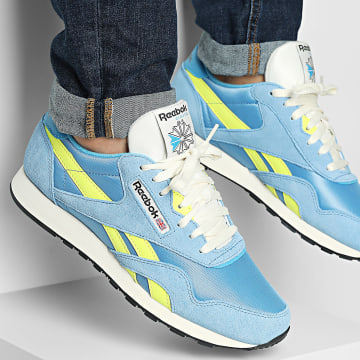 Reebok - Baskets Classic Nylon 100221160 Blue Yellow Beige