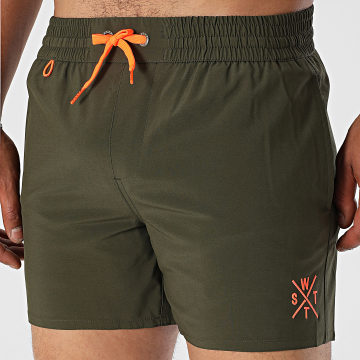 Watts - Coolz Badeshorts Khaki Grün