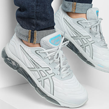 Asics - Manden Gel Quantum 360 VIII Emboss 1203A593 Piemonte Grijs Digitaal Aqua