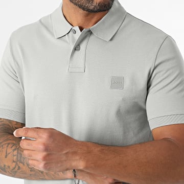 BOSS - Polo Manches Courtes Slim Passenger 50507803 Gris