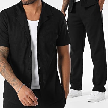 Classic Series - Ensemble Chemise Manches Courtes Et Pantalon 430 Noir