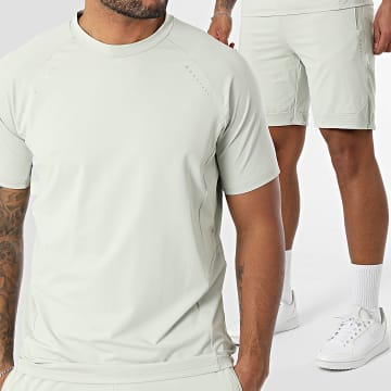 Classic Series - Ensemble Tee Shirt Et Short Jogging 437 Vert Clair