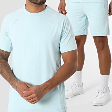 Classic Series - Ensemble Tee Shirt Et Short Jogging 437 Bleu Clair