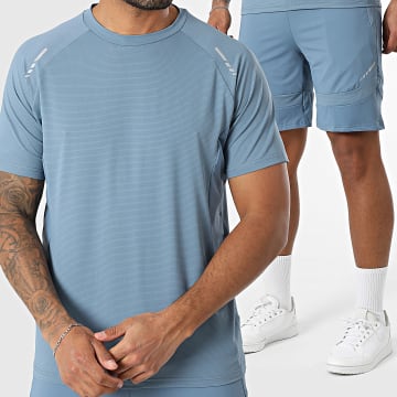 Classic Series - Ensemble Tee Shirt Et Short Jogging 441 Bleu