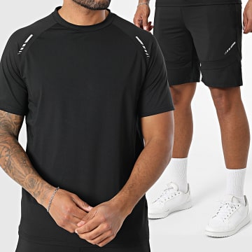 Classic Series - Ensemble Tee Shirt Et Short Jogging 441 Noir