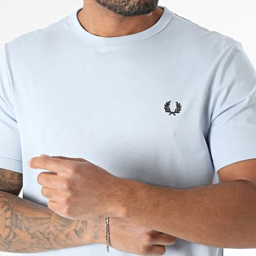 Fred Perry - Tee Shirt Ringer M3519 Bleu Clair