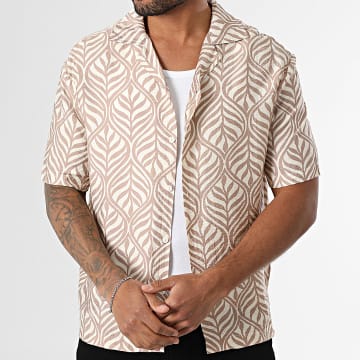 Frilivin - Chemise Manches Courtes 136 Ecru Beige