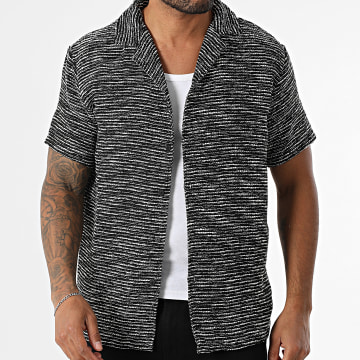 Frilivin - Chemise Manches Courtes S18 Noir Blanc