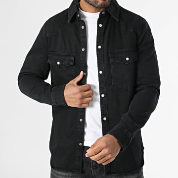 MTX - Long Sleeve Jeans Shirt Y99 Black