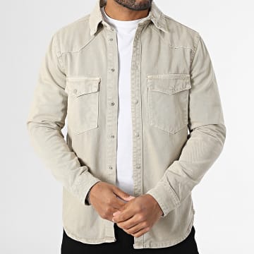MTX - Chemise Jean Manches Longues Y99 Beige