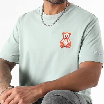 Teddy Yacht Club - Tee Shirt oversize Small Extra Sweet Series Verde chiaro