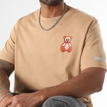 Teddy Yacht Club - Maglietta oversize Small Extra Sweet Series Camel