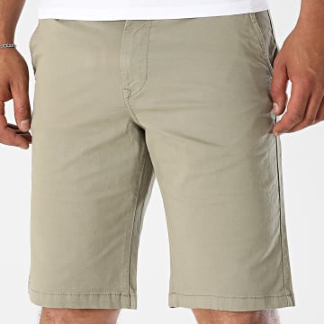 Tiffosi - Short Chino 10059729 Vert Kaki Clair