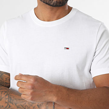 Tommy Jeans - Tee Shirt Slim Jersey 9598 White