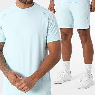 Classic Series - Ensemble Tee Shirt Et Short Jogging 444 Bleu Clair