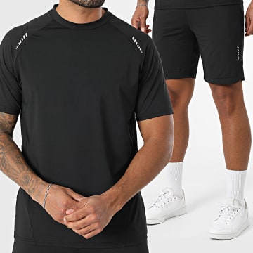 Classic Series - Ensemble Tee Shirt Et Short Jogging 444 Noir